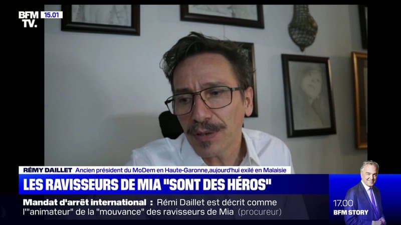 Affaire Mia: Pour Rémy Daillet, les ravisseurs sont “des héros, ils rétablissent le droit”