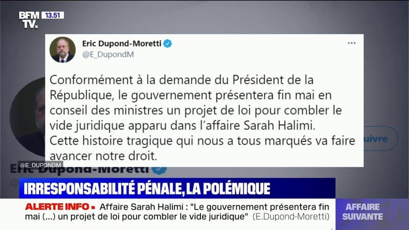 Irresponsabilité pénale: un projet de loi présenté “fin mai”, l’avocate du frère de Sarah Halimi exige “un procès”