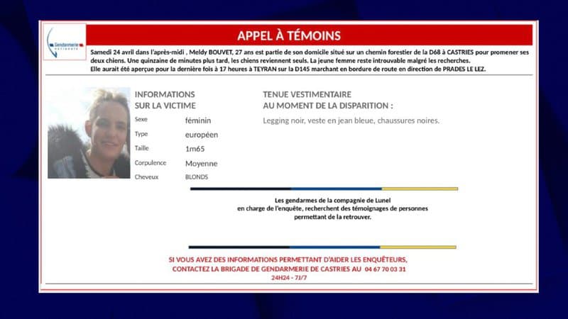 Hérault: un appel à témoins lancé après la disparition inquiétante d’une jeune femme