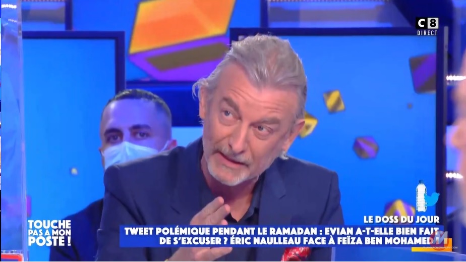 VIDEO : Gilles Verdez accuse Evian de faire de l’islamophobie commerciale !