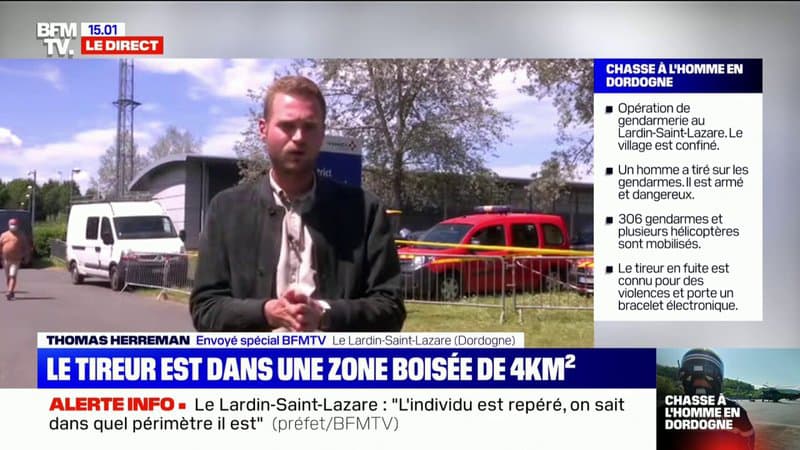 306 gendarmes sont mobilisés pour tenter d’interpeller l’homme en fuite au Lardin-Saint-Lazare