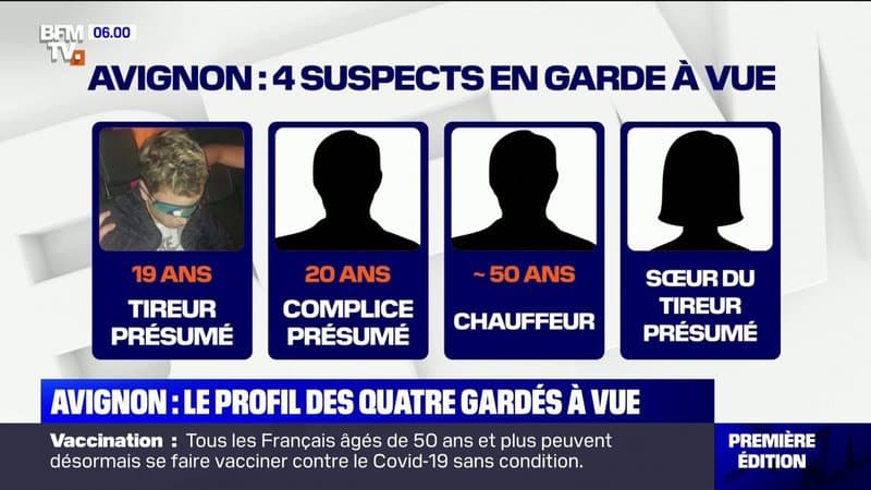 Avignon: le profil des quatre gardés à vue
