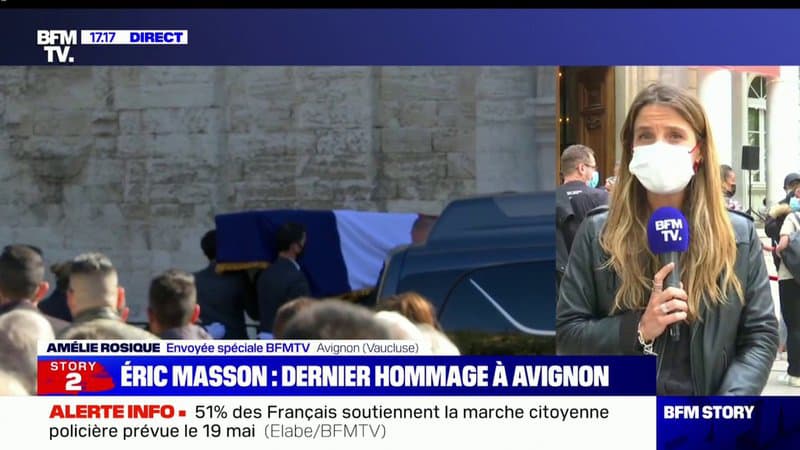 Avignon: un dernier hommage va être rendu au brigadier Éric Masson sur le parvis de l’hôtel de ville