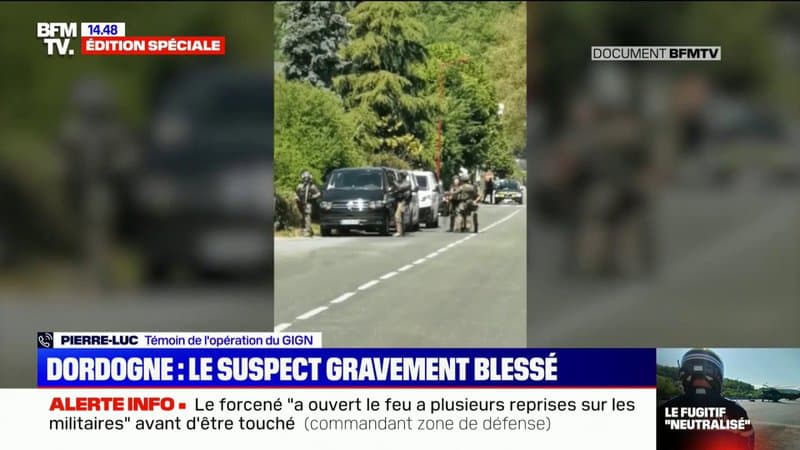 “Ça courrait de partout” : un témoin de l’arrestation du forcené en Dordogne raconte