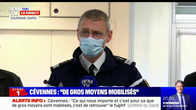Fugitif dans les Cévennes: “Environ 300 gendarmes sont mobilisés, appuyés par des moyens aériens et cynophiles”, selon la gendarmerie