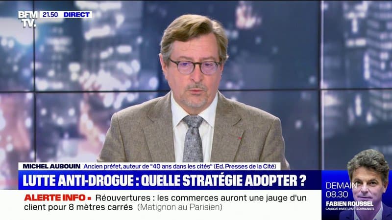 Lutte anti-drogue: l’ancien préfet Michel Aubouin “n’est pas sûr qu’elle ait une efficacité très grande”