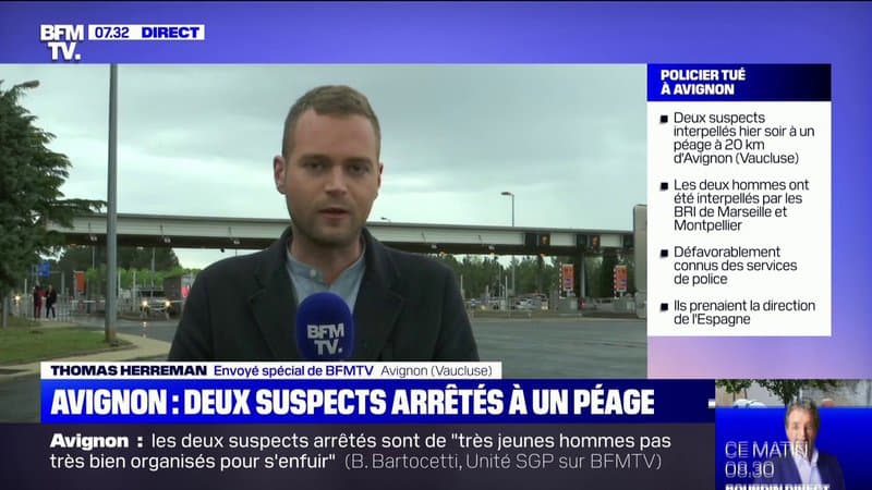 Policier tué à Avignon: ce que l’on sait des deux suspects interpellés