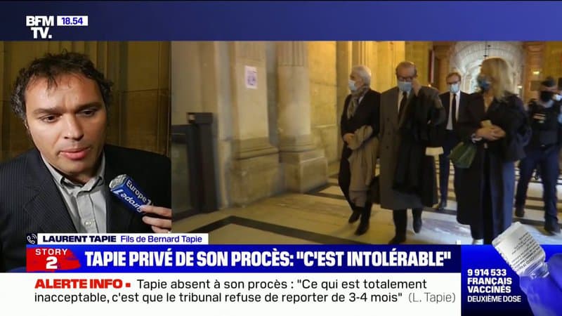 Pour le fils de Bernard Tapie, “quelqu’un qui est dans un état de santé comme ça n’a pas à être obligé de rester parce que la justice n’est pas fichue de s’organiser”