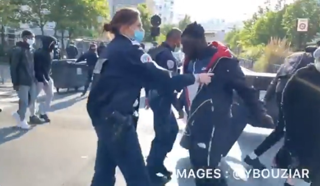 VIDEO : Vives tensions en cours à Aubervilliers !