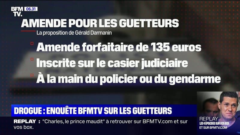 Trafic de drogue: une amende de 135 euros pourra être infligée dès l’automne prochain aux guetteurs