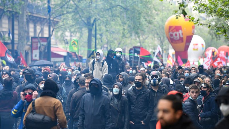 1er-Mai: plus de 106.000 manifestants en France selon l’Intérieur, 150.000 d’après la CGT