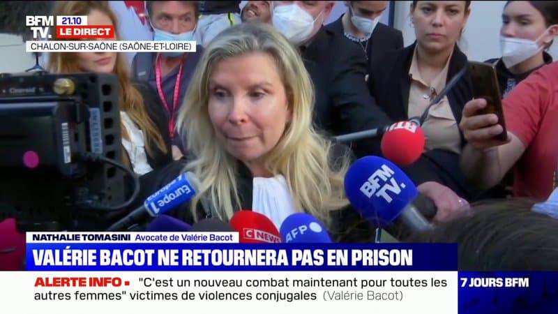 Me Nathalie Tomasini, avocate de Valérie Bacot: “Je suis très satisfaite, car l’objectif premier était que Valérie ne retourne pas en prison”