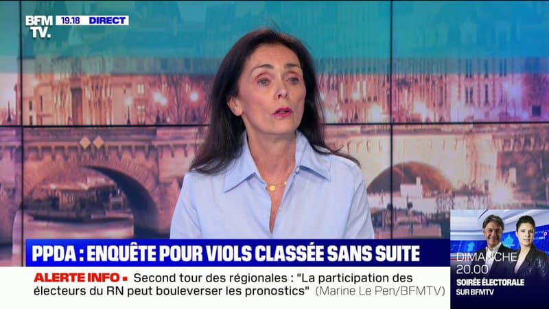 Pour l’avocate de Patrick Poivre d’Arvor, le classement sans suite de l’enquête était “la seule décision qui pouvait être rendue”