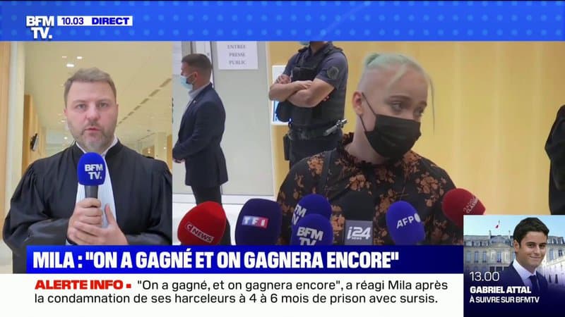 Affaire Mila: une peine de 4 à 6 mois de prison avec sursis prononcée pour 11 des 13 prévenus
