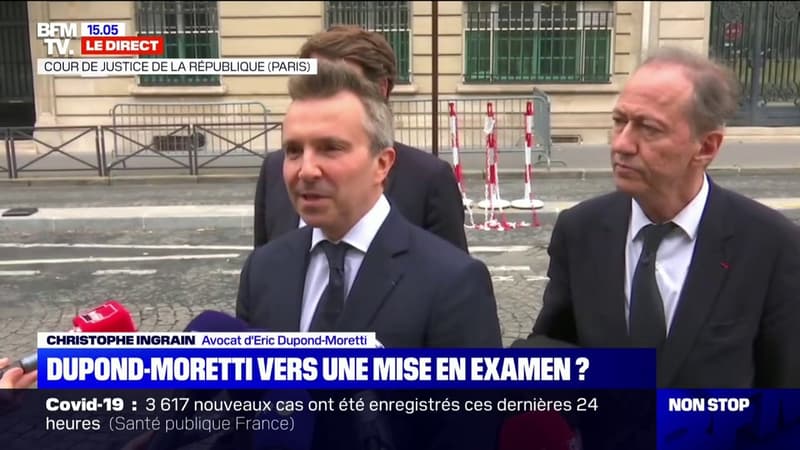 Le ministre de la justice Eric Dupond-Moretti a été “sans surprise” mis en examen, annonce son avocat