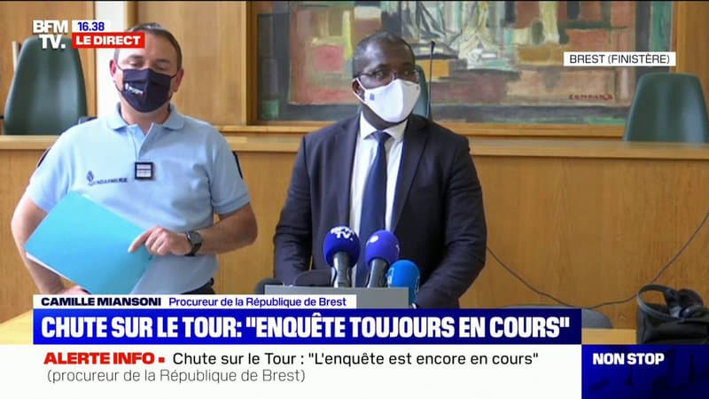 Le procureur de la République de Brest annonce la prolongation de la garde à vue de la spectatrice qui a causé la chute de coureurs du Tour de France