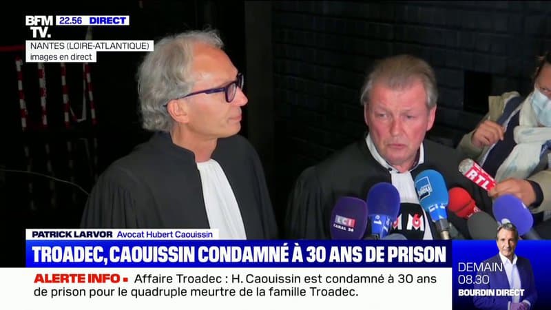 Me Patrick Larvor, avocat d’Hubert Caouissin: “On a l’impression d’avoir été entendus par la cour d’assises”