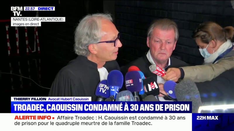 Me Thierry Fillion sur la peine d’Hubert Caouissin: “C’est un soulagement pour notre client, mais pas une victoire en soi”