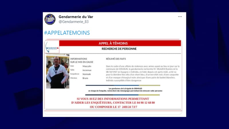 Var: un individu recherché après avoir tiré sur un homme à Cogolin