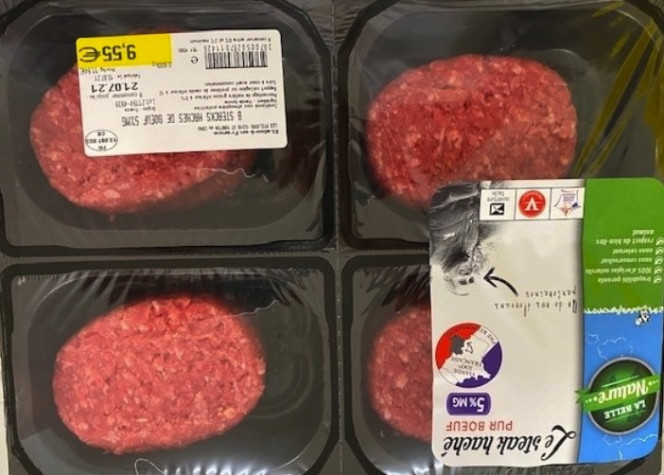 URGENT – Des lots de steacks hachés rappelés en magasin !