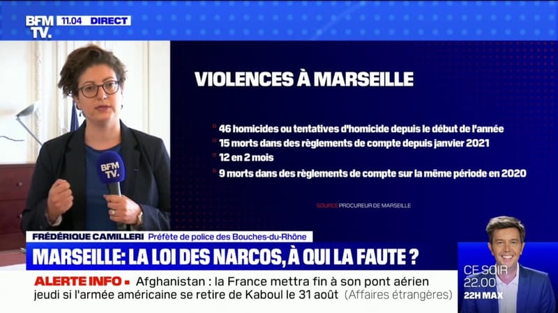 Frédérique Camilleri, préfète de police des Bouches-du-Rhône: “Il y a une accélération indéniable du phénomène d’assassinat” à Marseille