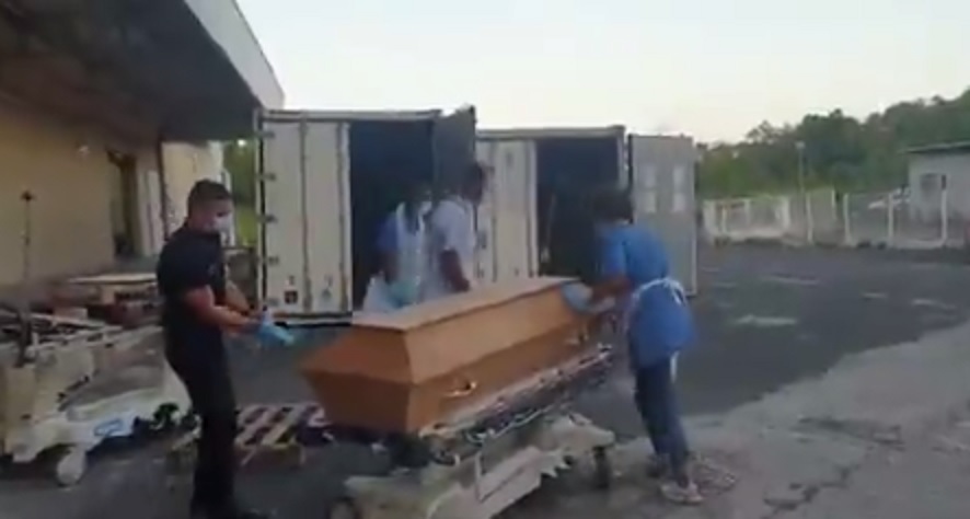 CHOC – Il n’y a plus de place dans la morgues en Guadeloupe : Les corps installés dans des conteneurs réfrigérés !