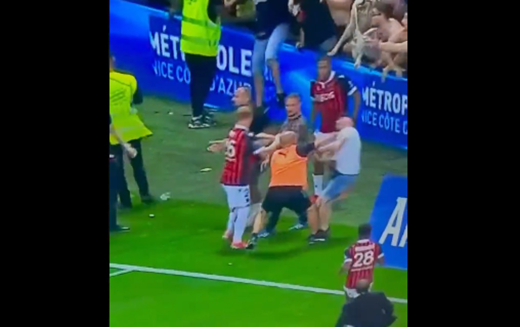 VIDEO : Un entraîneur de l’OM atomise un supporter Niçois avec une énorme patate !