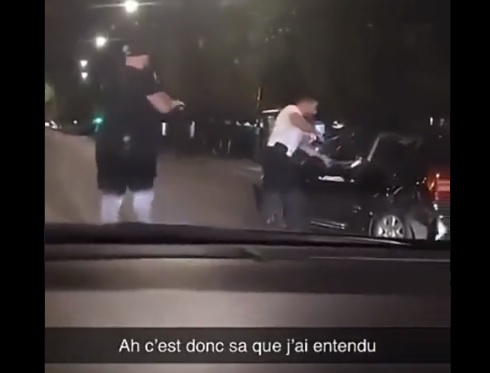 VIDEO CHOC – La police ouvre le feu sur une voiture qui refuse d’obtempérer à Stains !