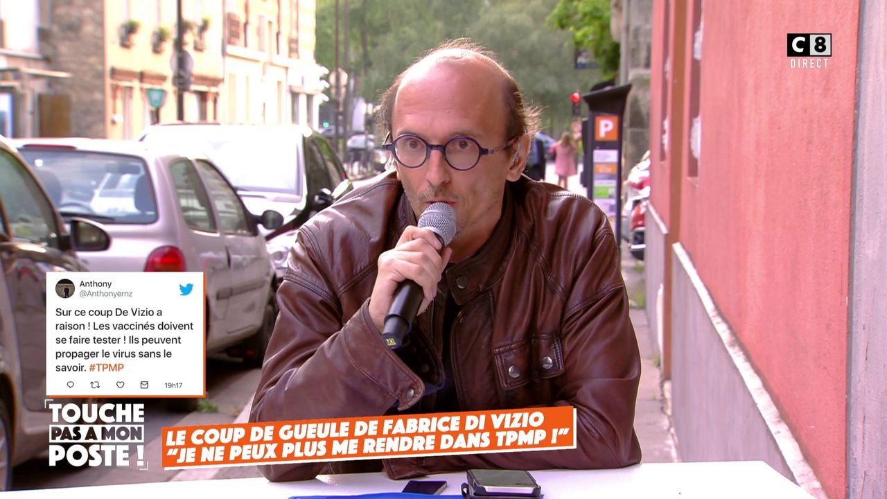 Fabrice du Vizio refuse d’entrer sur le plateau de TPMP en raison du pass sanitaire !