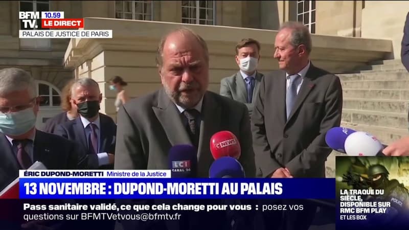 Éric Dupond-Moretti sur le procès du 13-Novembre: “C’est le procès de tous les superlatifs”