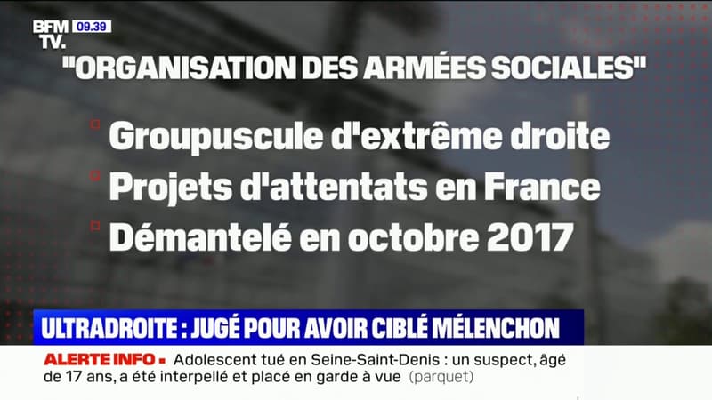 Ultradroite: 6 personnes jugées pour avoir ciblé Jean-Luc Mélenchon