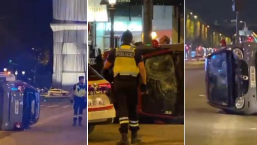 Grosse frayeur sur les Champs-Elysées : 5 piétons renversés, 3 en urgence absolue !