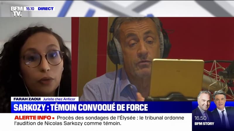 Affaire des sondages de l’Élysée: pour cette juriste chez Anticor, la convocation de Nicolas Sarkozy “n’est pas contre-productive”, même s’il garde le silence