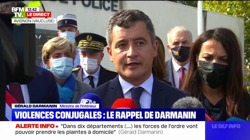 Gérald Darmanin: “À ma connaissance, il y a moins de 200 policiers et gendarmes qui ont été condamnés pour violences conjugales”