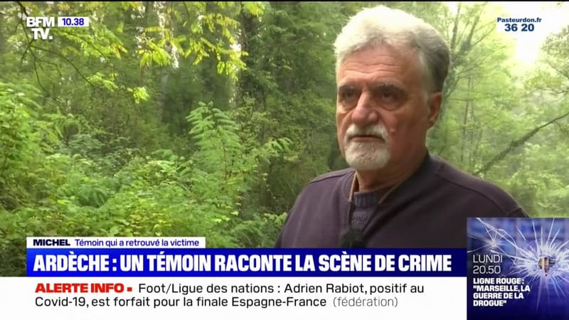 “Il a dû passer une nuit terrible avant la découverte que j’ai faite”: Michel a retrouvé le cycliste en Ardèche qui a succombé à ses blessures
