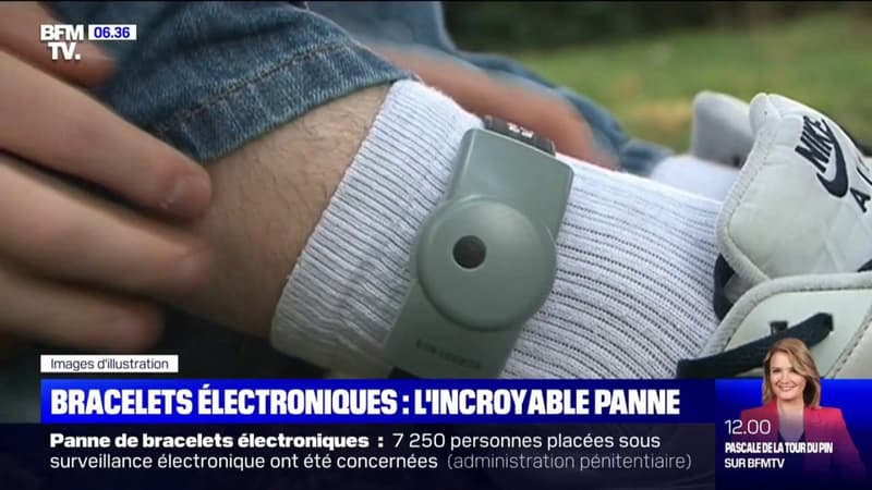 La moitié du système de contrôle des bracelets électroniques est tombé en panne lundi, concernant plus de 7000 personnes
