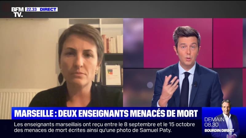 Marseille: Marion Chopinet (SNES-FSU) salue une “réaction rapide” pour “assurer la sécurité” des enseignants menacés de mort