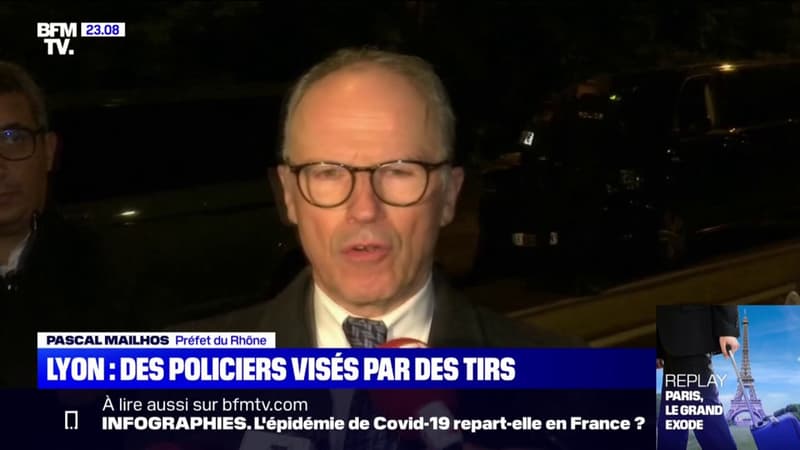 Policiers visés par des tirs à Lyon: “Incontestablement, c’est en lien avec les actions que nous menons pour pilonner les lieux de deal”, selon le préfet