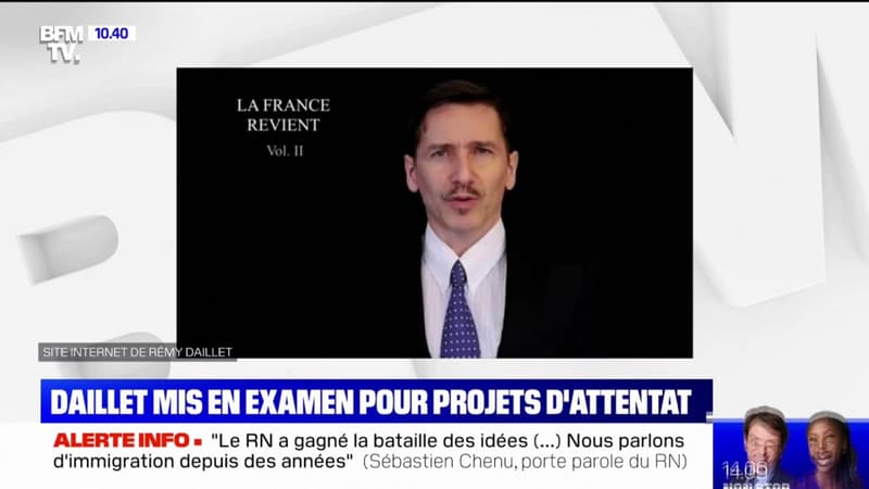 Rémy Daillet mis en examen pour “association de malfaiteurs terroriste criminelle” et écroué