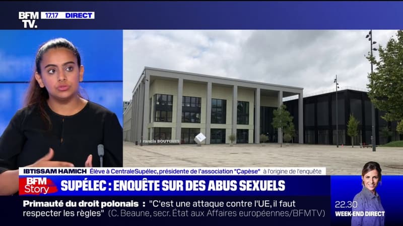 Violences sexuelles à CentraleSupélec: pour la présidente de l’association à l’origine de l’enquête, “c’est un problème dont on ne parle peut-être pas assez”