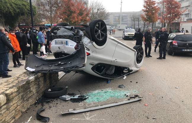 Nantes : Un accident de voiture provoque une grosse frayeur au marché de Bellevue