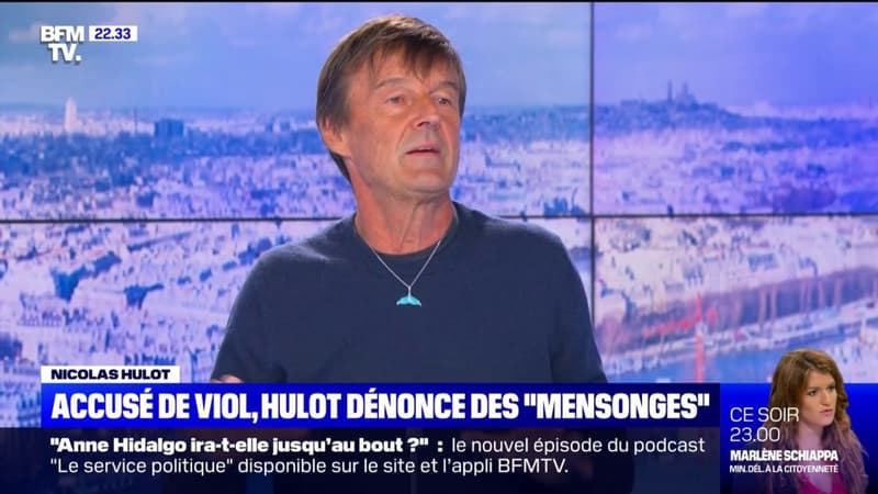 Accusé de viol, Nicolas Hulot dénonce “des mensonges”