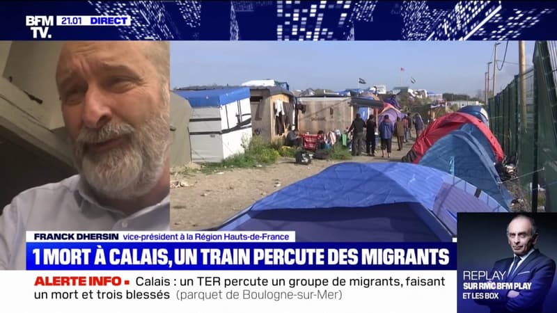 Calais: un TER a “heurté un groupe de migrants érythréens”, “un jeune d’une vingtaine d’années a été tué”, selon le vice-président des Hauts-de-France