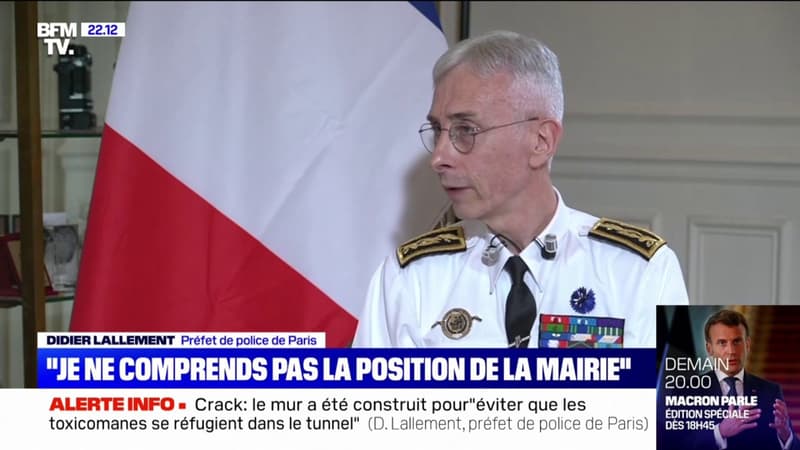 Didier Lallement: “On ne fera pas disparaître les toxicomanes par un coup de baguette magique”