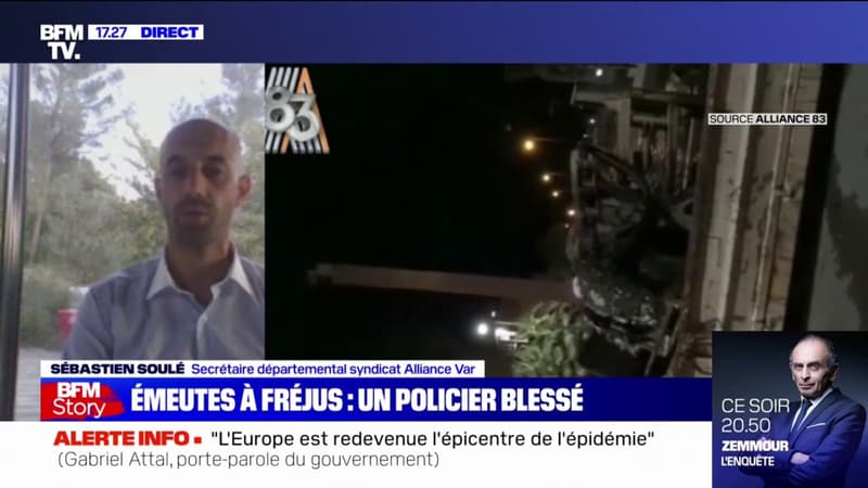 Émeutes à Fréjus: l’opération du policier blessé à l’œil “s’est bien passée”, selon Sébastien Soulé (Alliance Var)