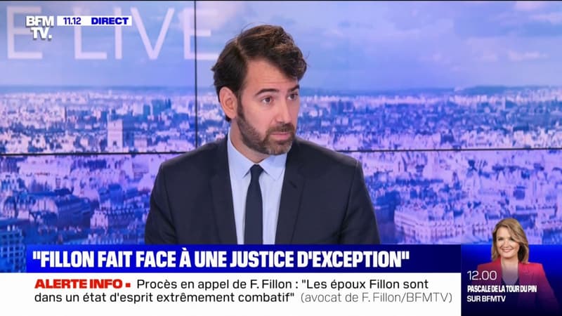 François Fillon fait face à “une justice d’exception”, estime son avocat sur BFMTV