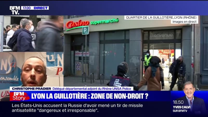 Insécurité à la Guillotière à Lyon: Christophe Pradier (Rhône Unsa Police) dénonce un trafic qui “prend de l’ampleur” et “gangrène” le quartier