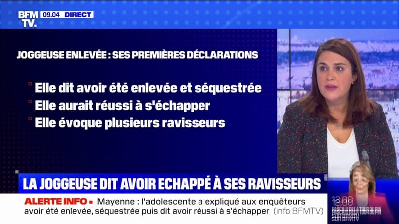 Joggeuse enlevée: l’adolescente dit avoir échappé à plusieurs ravisseurs dans ses premières déclarations