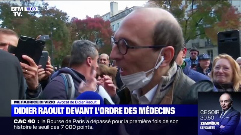 L’avocat de Didier Raoult, Me Fabrice Di Vizio espère qu’un “débat technique” aura lieu devant l’ordre des médecins ce vendredi