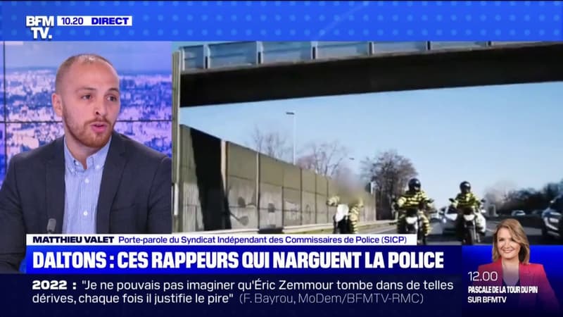Pour Matthieu Valet (Syndicat indépendant des commissaires de police), “la justice fait la sourde” face au groupe des “Daltons” à Lyon